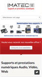 Mobile Screenshot of imatec-duplication.fr